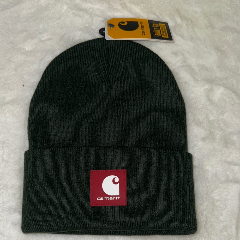 Carhartt Dark Green Knit Beanie